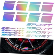 16PCS Wheel Rim Decal Sticker for 18-21 Inch Wheels, Reflective Car Stickers