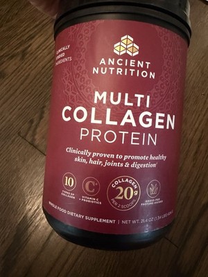Ancient Nutrition Multi Collagen Protein Powder - 21.4 Oz NEW Sealed