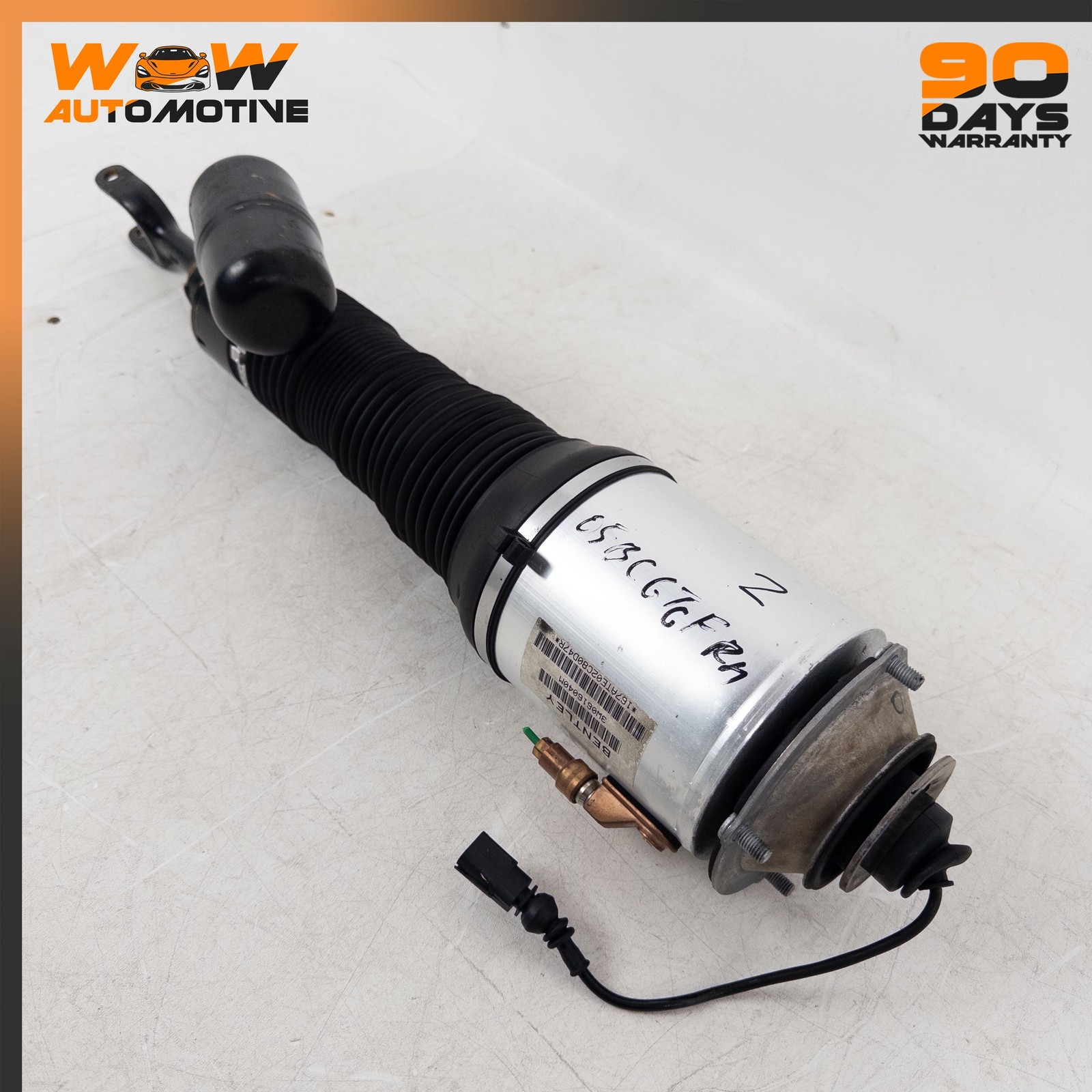04-10 BENTLEY CONTINENTAL GT FRONT RIGHT PASSENGER SIDE AIR RIDE SHOCK STRUT OEM