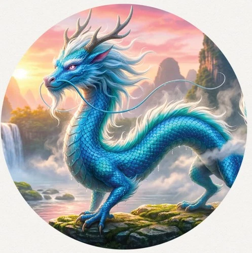 Hayleybug 1/10th oz Dragon of the Still Current Silver Round