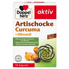 Doppelherz Artischocke + Olivenöl + Curcuma ...