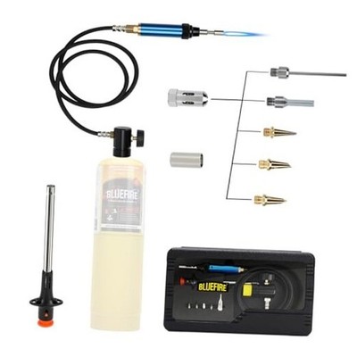 3' Hose MAP/MAPP Gas Soldering Mini Pen Torch Kit Multi-Function Pro Full Kit