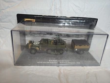 DE AGOSTINI  1/72 M16 MGMC & 1-ton trailer  ARDENNES 1945 MILITAIRE New
