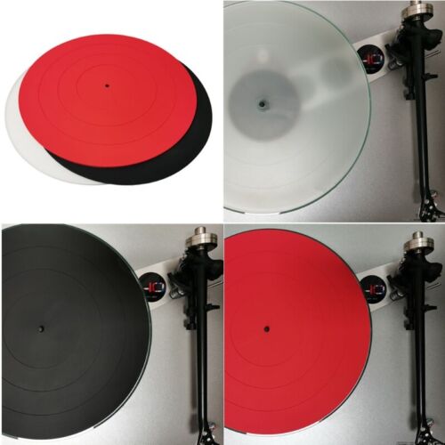 12''Vinyl Record Players Useful Rubber Pad LP Antislip Mat Phonograph Turntable - Picture 1 of 15