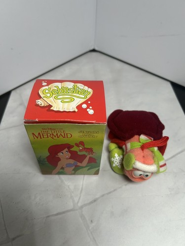 Vintage McDonalds Happy Meal Plush Little Mermaid Ornament Sebastian Crab in Box - Picture 4 of 24