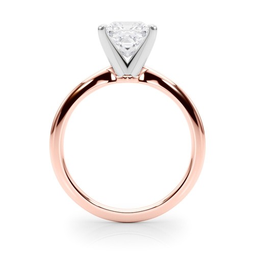 IGI Certified 2CT D/VS Princess Cut Lab Grown Diamond Solitaire Engagement Ring - Picture 26 of 42