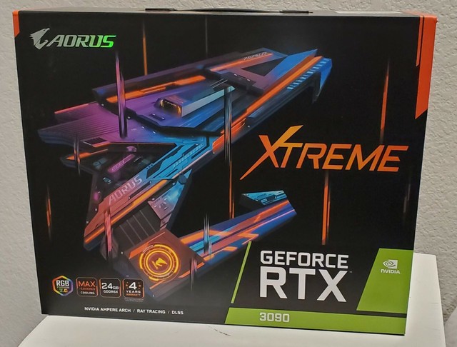 GIGABYTE AORUS GeForce RTX 3090 XTREME 24GB GDDR6X ...
