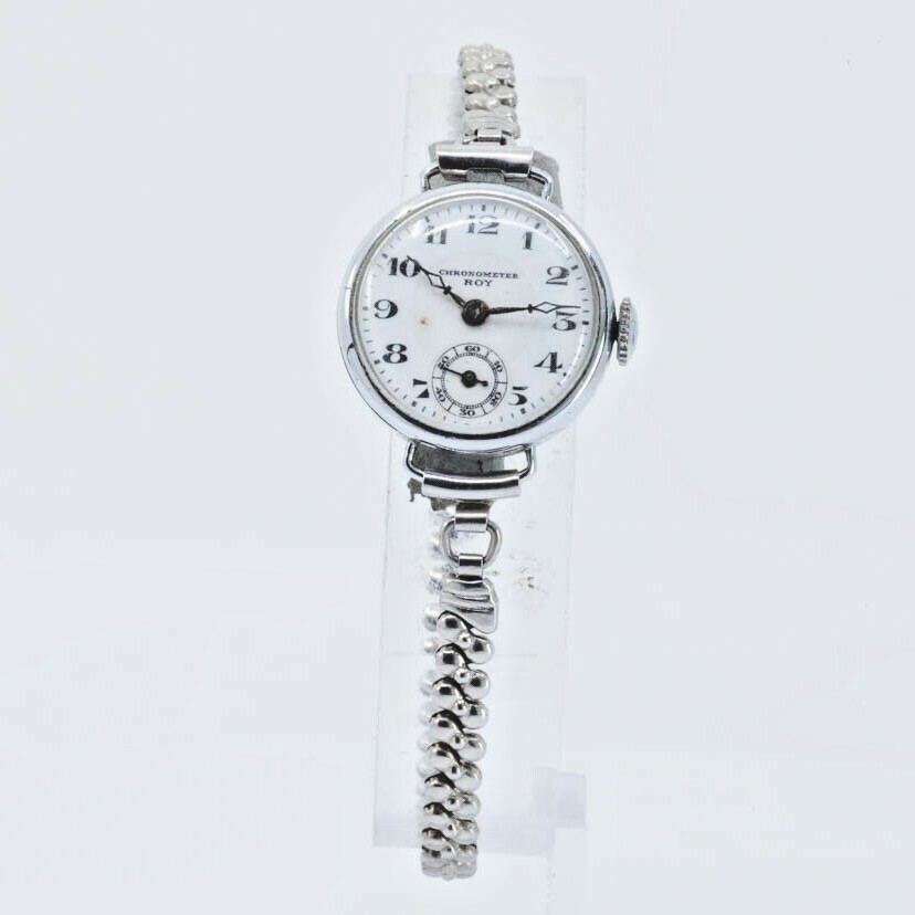 VINTAGE ROY CHRONOMETER SUB SECOND HAND WIND WATCH - image 1