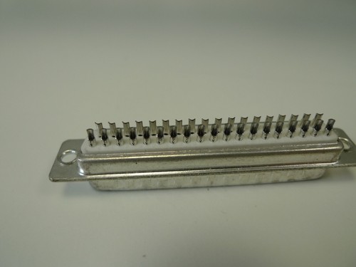 37 Way D-type D sub Male Female Connectors Gold plated Pins Solder Bucket Pins - Picture 5 of 13