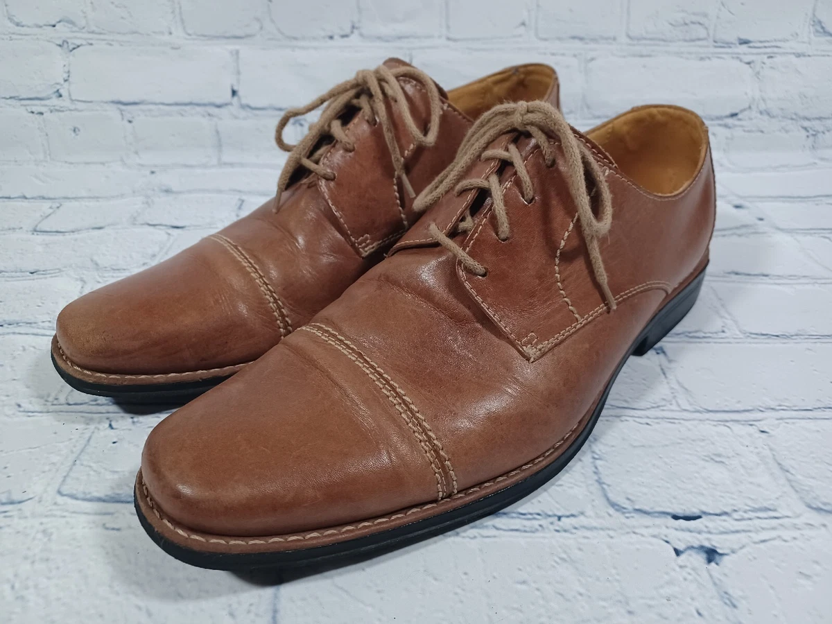 Sandro Moscoloni Mens 9W Oxford Dress Shoes Carmel Brown Cap Toe 17763 Men main image 4
