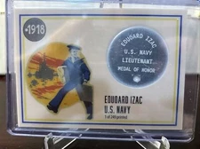 Historic Autographs 1918:End of the Great War Dog Relic Eduoard Izac #/249 A