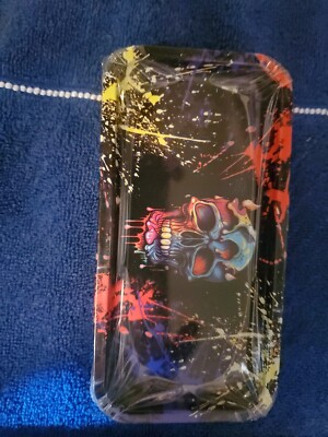 Metal Box Rolling Tray With 2 Smell Proof Bags