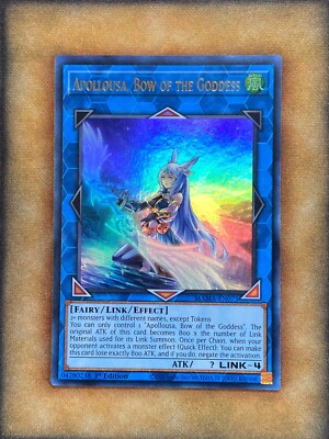 appaloosa yugioh card Apollousa, Bow of the Goddess [Bear] QCAC-JP075 [ScR] Secret Art Coll Apollousa, Bow of the Goddess