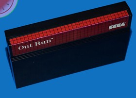 TESTED Sega Master System Game OUTRUN Complete with Manual in NEW HangTab Case