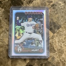 Kyle Hurt 2024 Topps Series 2 Rainbow Foil Rookie Los Angeles Dodgers #583 B-17