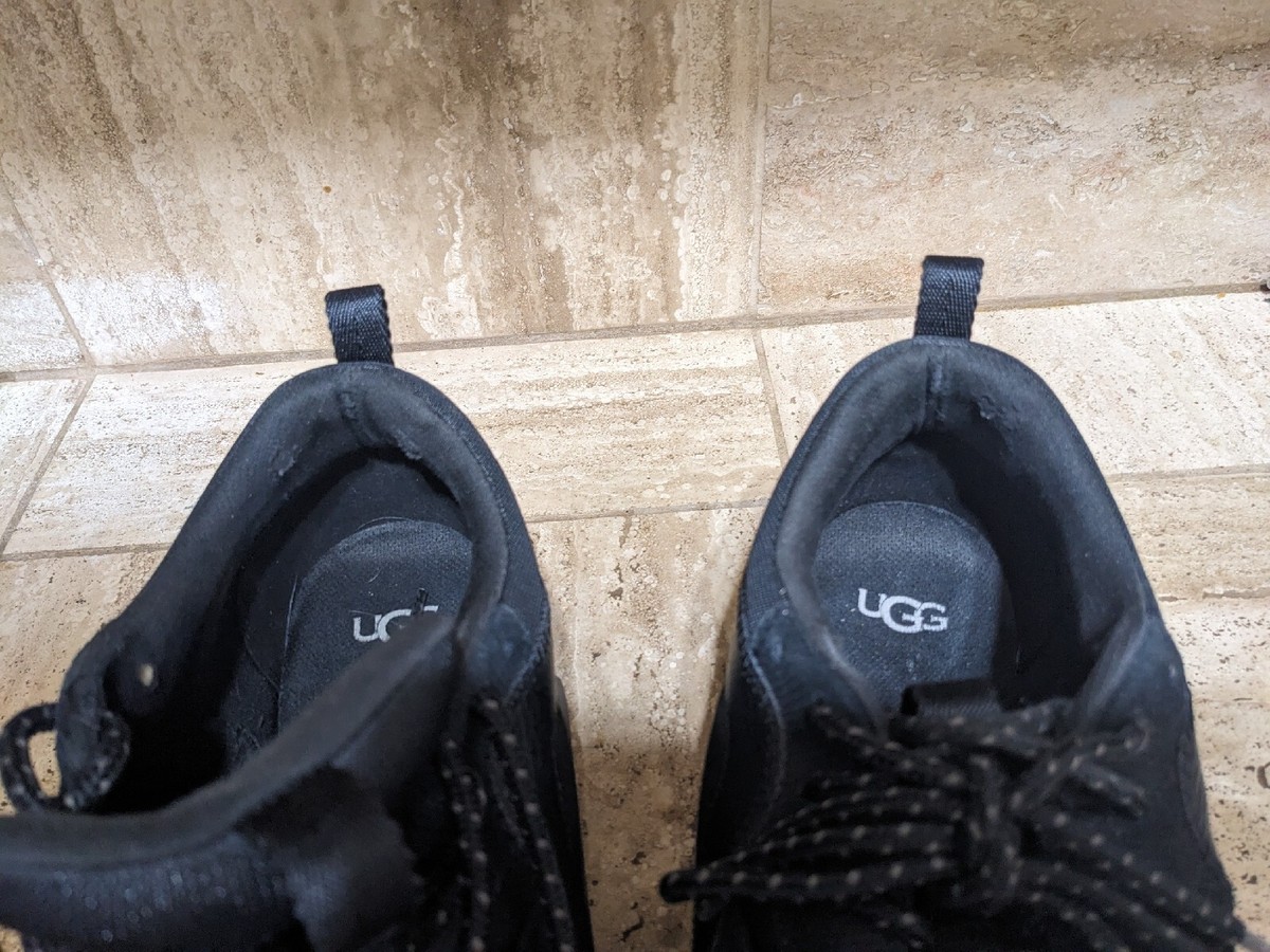 Genuine UGG CALLE LACE 1125391 BLACK WOMAN'S SNEAKERS SIZE