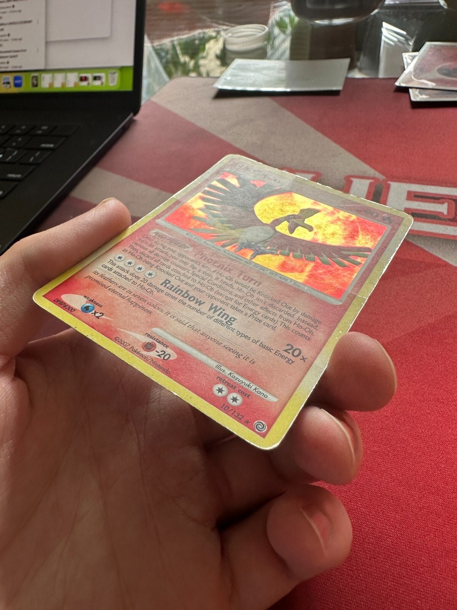 HO-OH 10/132 Secret Wonders SWIRL HOLO rare Pokemon TCG card | eBay