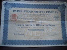 CINEMA - PARIS CONSORTIUM CINEMA