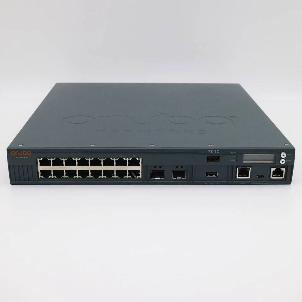 HPE Aruba 7010-RW ARCN0103 JW678A WLC 150W PoE+ Lic 8x(AP/PEFNG/RFP), 1Y-Wty - Image 2 of 4