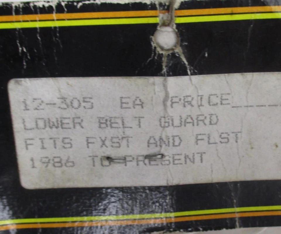 Harley Custom Chrome Lower Belt Guard 12-305 FXST & FLST 1986 to present - Image 3 of 3