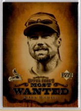 2000 Upper Deck Baseball Upper Deck's Most Wanted Mark McGwire INSERT CARDINALS