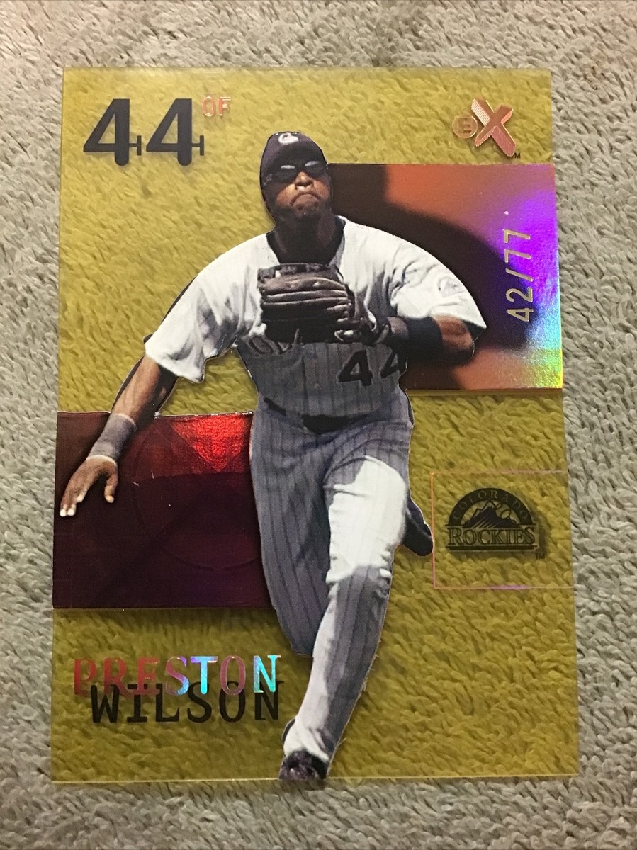 2003 Fleer EX PRESTON WILSON Essential Credentials Future #d /77