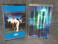 ELTON JOHN 2 CASSETTE lot: GREATEST HITS II III