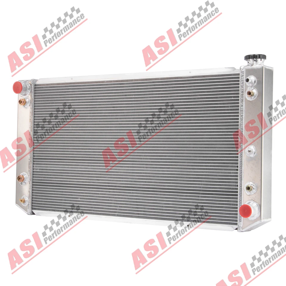 3 Row Aluminum Radiator Fit 1992-93 Chevy/GMC C/K 2500 3500 Series 6.5L,V8 Foto 3 de 4
