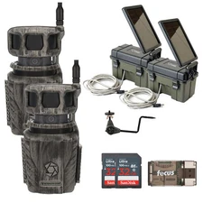 Stealth Cam Revolver 36MP 360 Degree Cellular Trail Camera 2 Pack Bundle