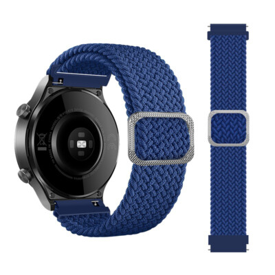 20mm 22mm Braided Solo Loop Band for Samsung Galaxy Watch 3 4 5 6 7 FE Active 2