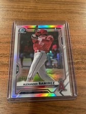 Alexander Ramirez 2021 1st Bowman Chrome Refractor /499 NRMT+ Rookie Angels