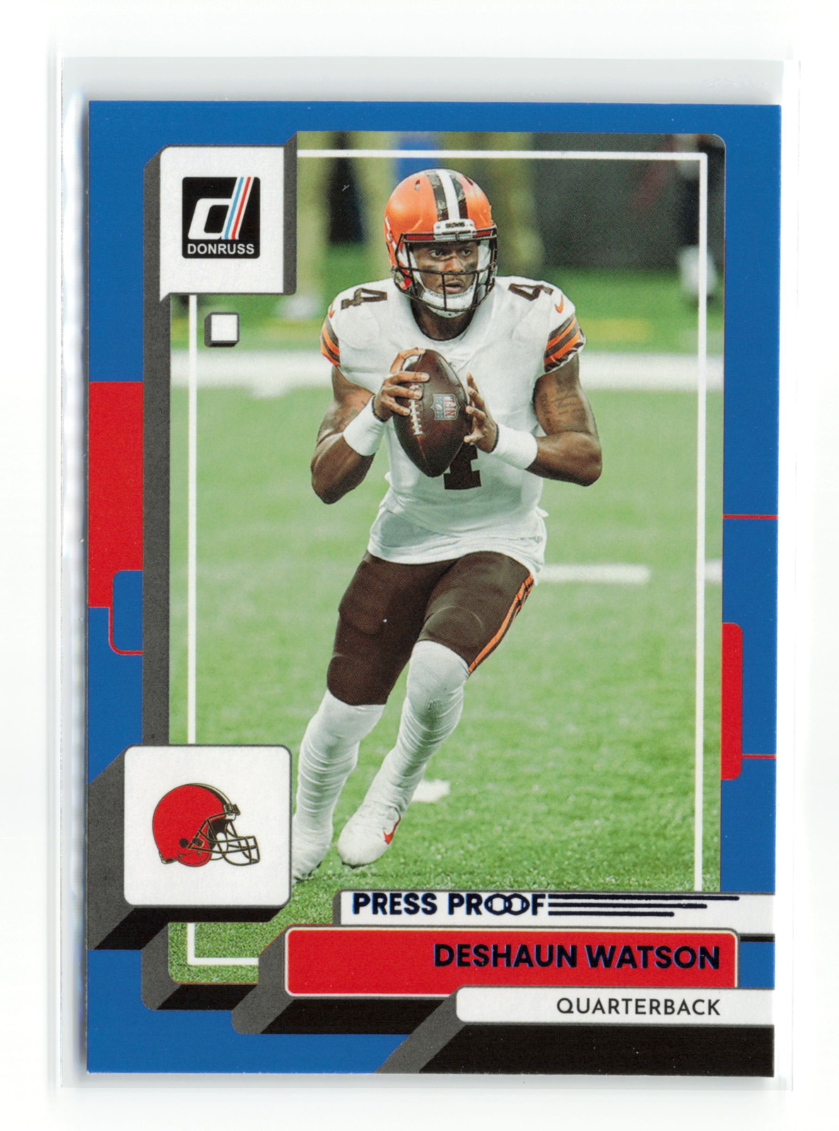 DESHAUN WATSON #180 2022 PANINI DONRUSS BLUE PRESS PROOF