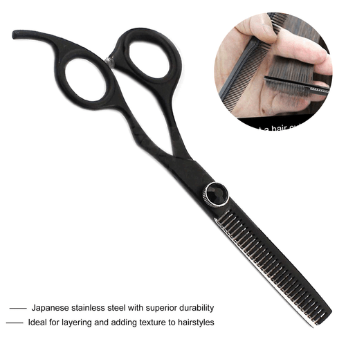 HAIR CUTTING TIJERAS HAIRDRESSER SCISSORS KIT FOR BARBERS SALON OR HOME USE 6" - Picture 3 of 5