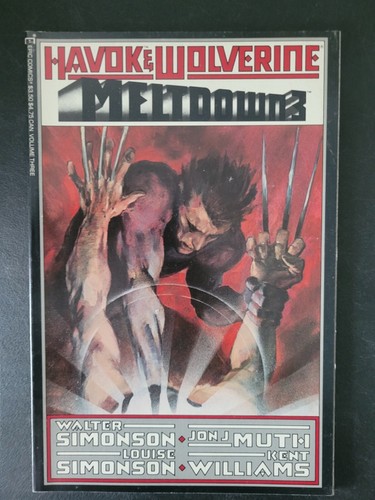 HAVOK & WOLVERINE: MELTDOWN PRESTIGE FORMAT Books 1 2 3 SIMONSON! KENT WILLIAMS+ - Picture 3 of 4