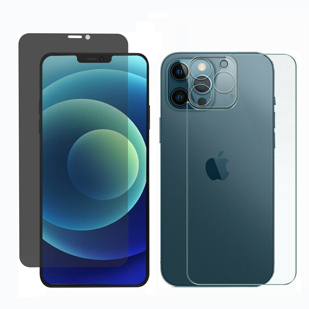 Fr iPhone 12 Pro Max/mini Privacy Tempered Glass Screen Protector+