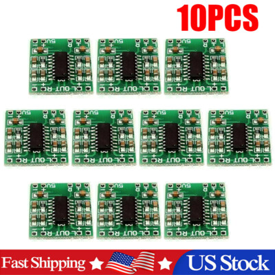 10PC PAM8403 Mini 2 Channel stereo 3W Class D Audio Power Amplifier Module Board