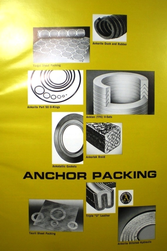 Anchor Packing Catalog ASBESTOS Plastic Dough Gaskets Military