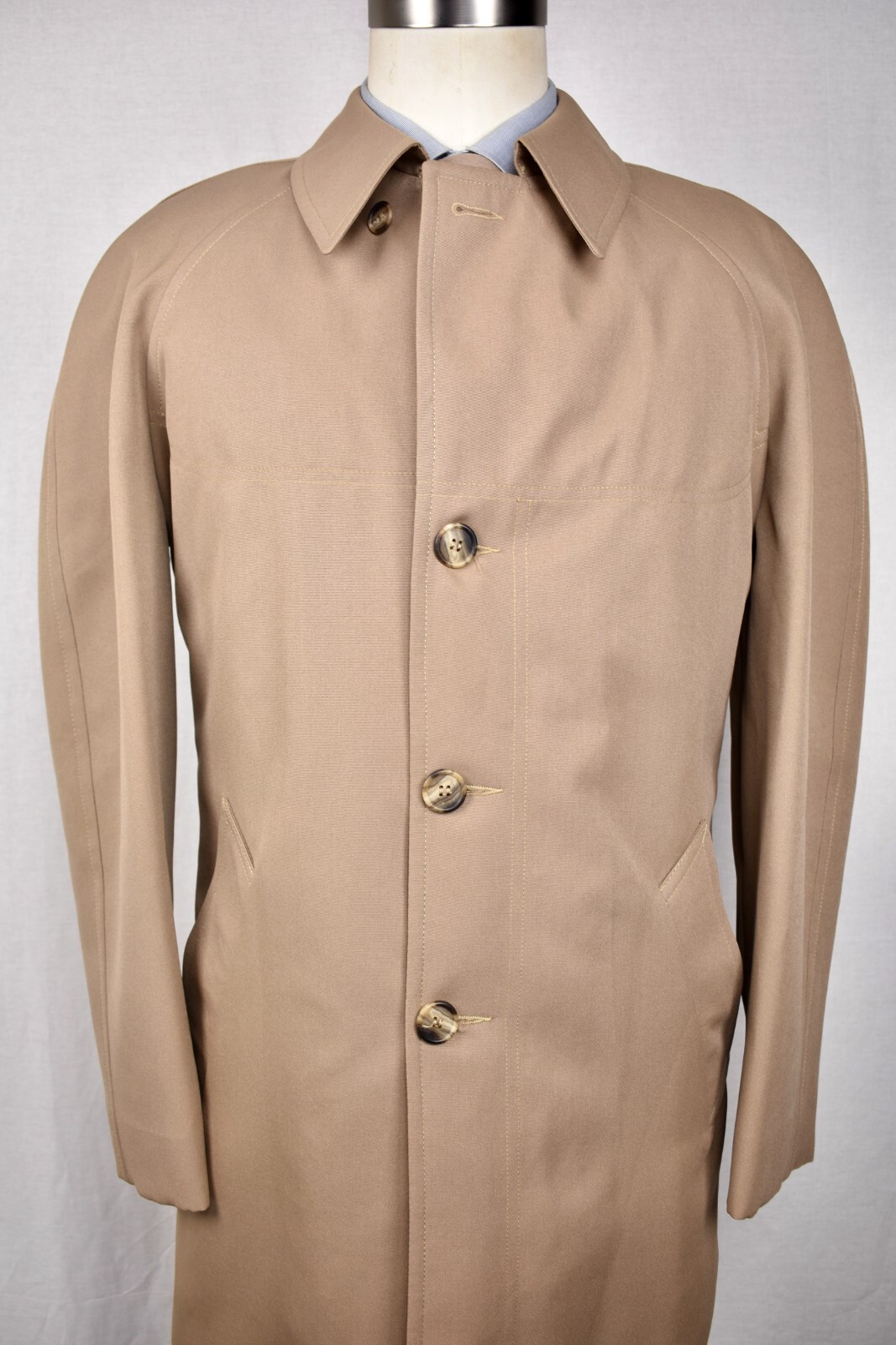 Grais Solid Brown 100% Texturized Polyester Three… - image 1