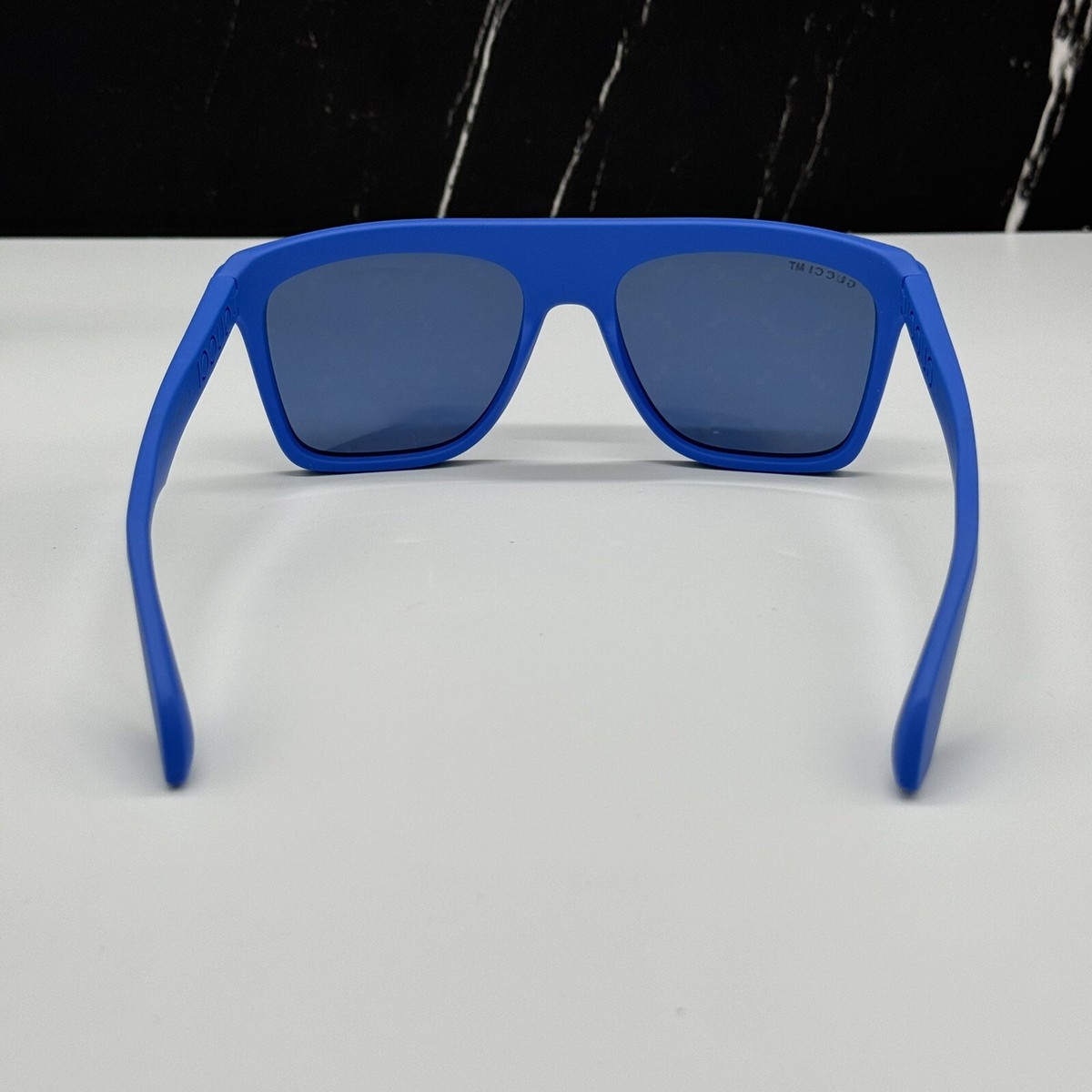GUCCI GG1570S 004 UNISEX SQUARE BLUE SUNGLASSES GUCCI LENSES WITH LOGO GG NEW GUCCI GG1570S 004 57 SQUARE UNISEX BLUE SUNGLASSES GUCCI main image 2