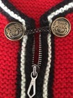 Women's Wool Cardigan German Trachten Zipper Chest size 36 inches — photo 2