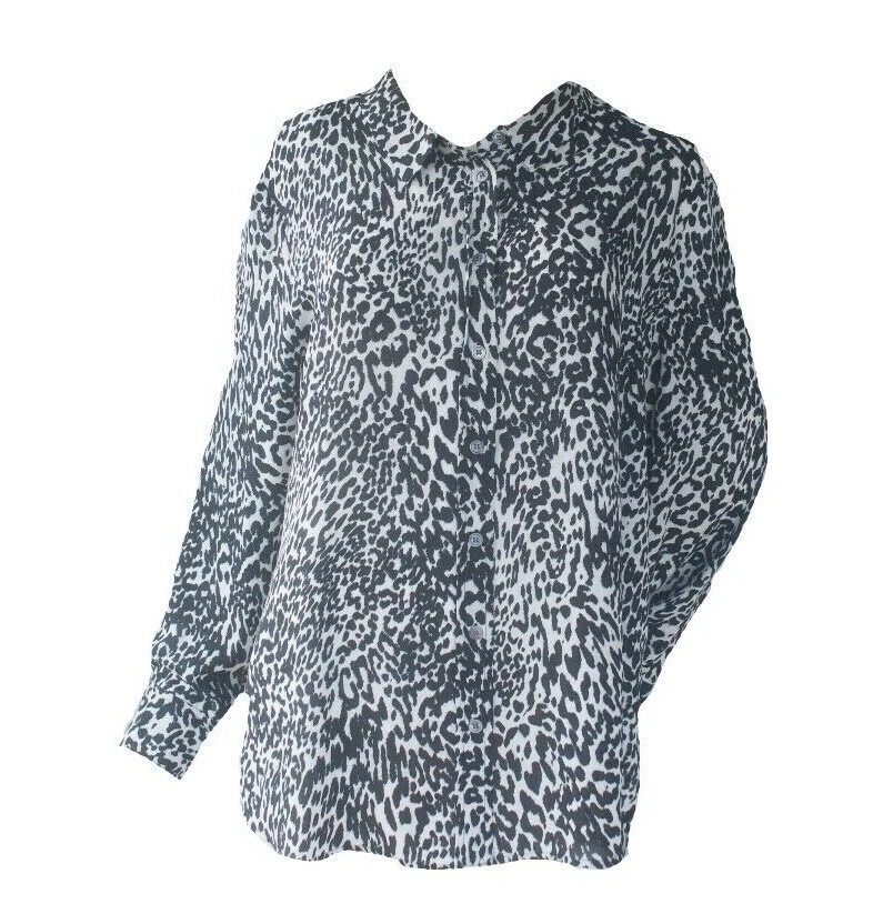 Vince camuto leopard print blouse top