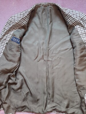 RARE 90S VINTAGE GUCCI SUIT&JACKET MENS SIZE 54 | eBay