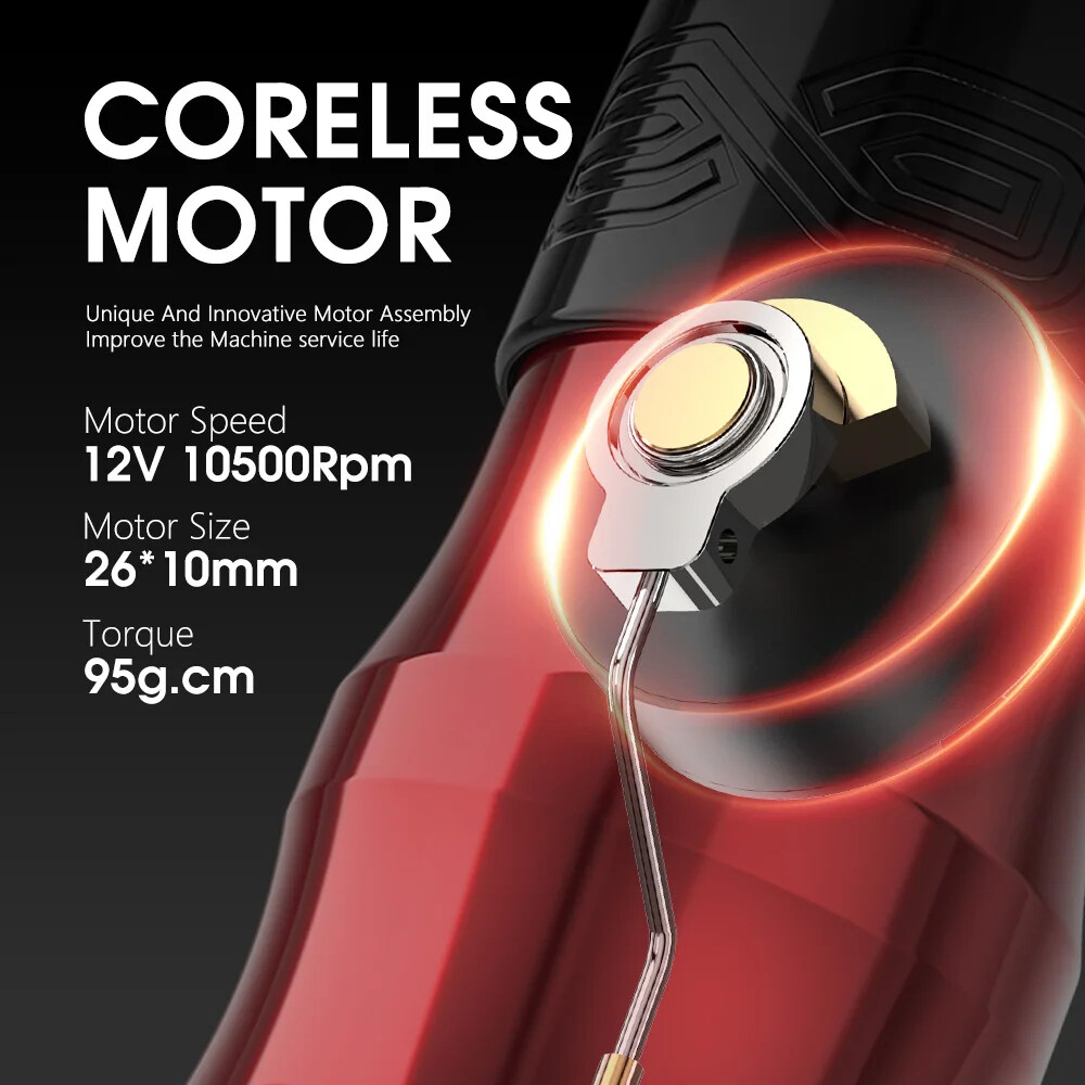 XNET EXO Wireless Tattoo Machine Kit Rotary Pen 2000mAh Powerful