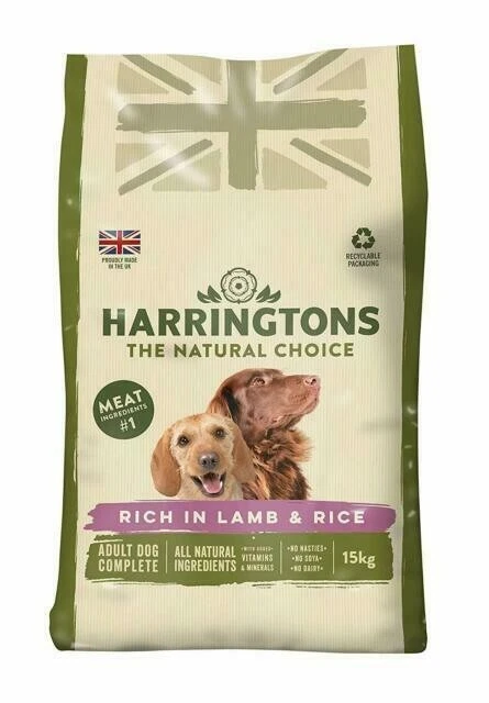 Harringtons Adult Dry Dog Food Complete Lamb & Rice 15kg
Opens in a new window or tab