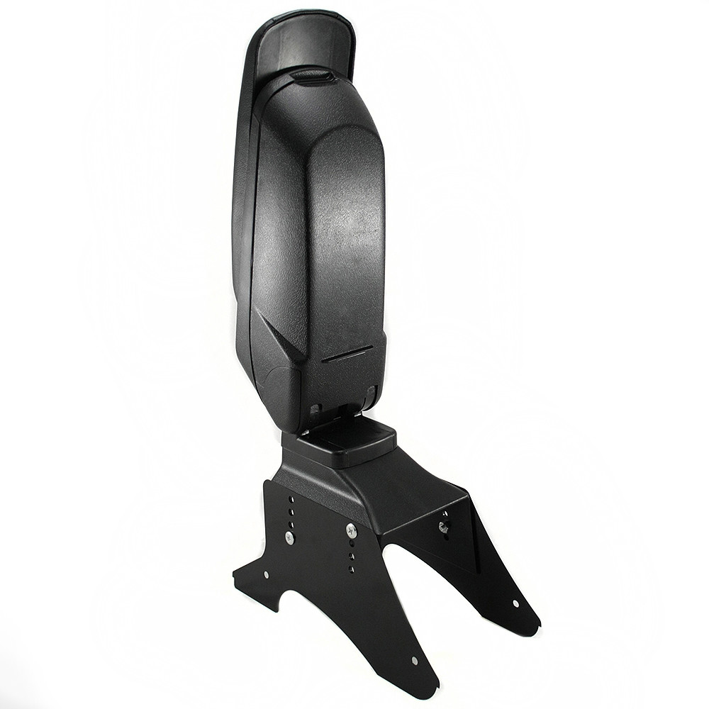 Accoudoir Central Universel Pour Volvo – Noir Simili Cuir, 2 Porte-gobelets, Rangement, Pour 360/440/460/480
