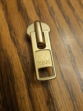 YKK Brass 10u Heavy Duty Slider for Metal Zipper NEW, Sold Indv, Vol Discounts