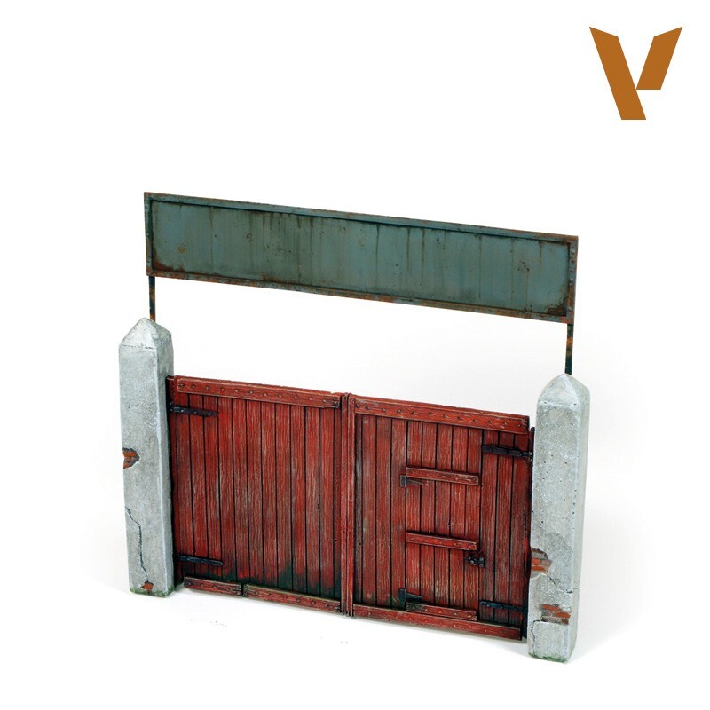 Village Gate - Scale 1:35 - Terrain & Accessories - Acrylicos Vallejo