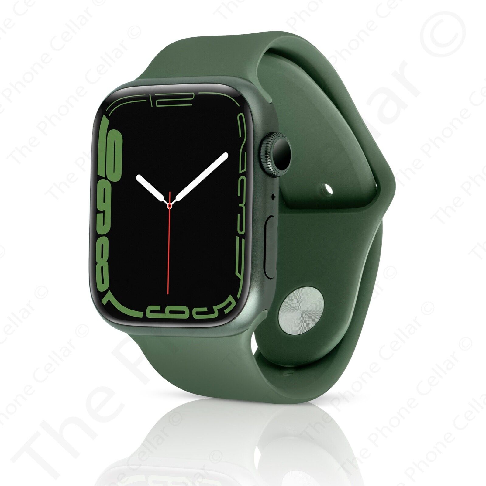 Apple Watch Series 7 45mm Green Aluminum Case with Sport Band 