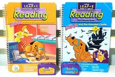 Lot of 2x LeapFrog LeapPad Scooby-Doo Books! Disappearing Donuts Haunted Castle!