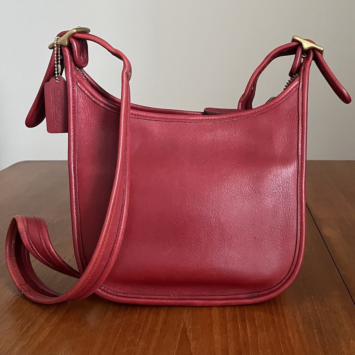 バッグ vintage coach leather shoulder bag 9950 Vintage Coach 9950 Janice Legacy Shoulder Bag Red Leather | eBay